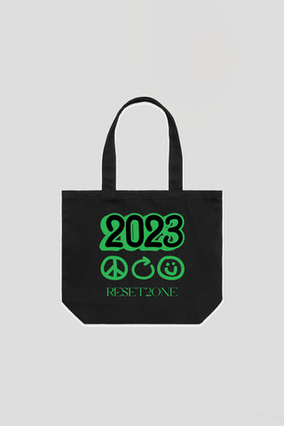 2023 Tote Bag - Black - RESET